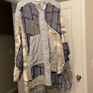 Free people oversized shirt
